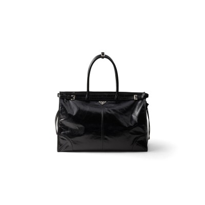 PRADA BONNIE LEATHER TOTE BAG 2VG128 (50*36*17cm)